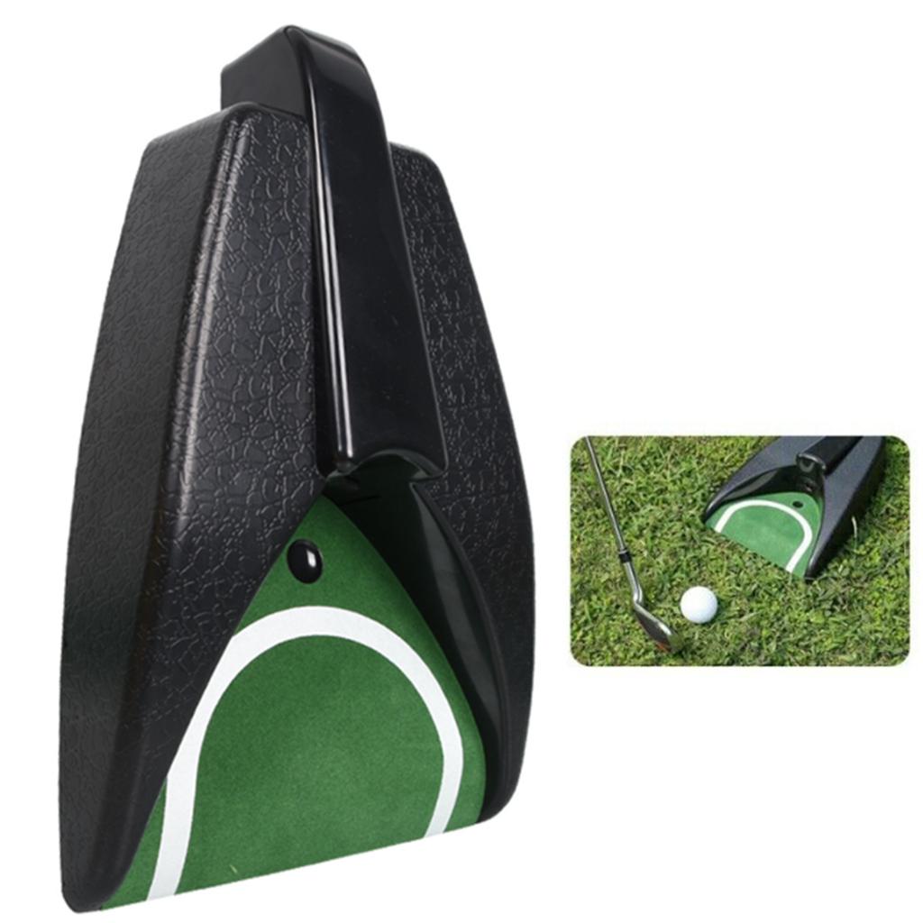 Golf Automatic Putting Cup Golf Ball Return Putting Unit Indoor Golf Putting Hole for Garden Backyard Outdoor Indoor