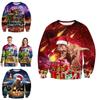 Gemütlicher und festlicher hässlicher Weihnachtspullover mit Dinosaurier-Design für Damen und Herren
