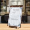 A4/A5 Table Sign Holder Horizontal/Vertical Menu Flyer Paper Stand  Wedding