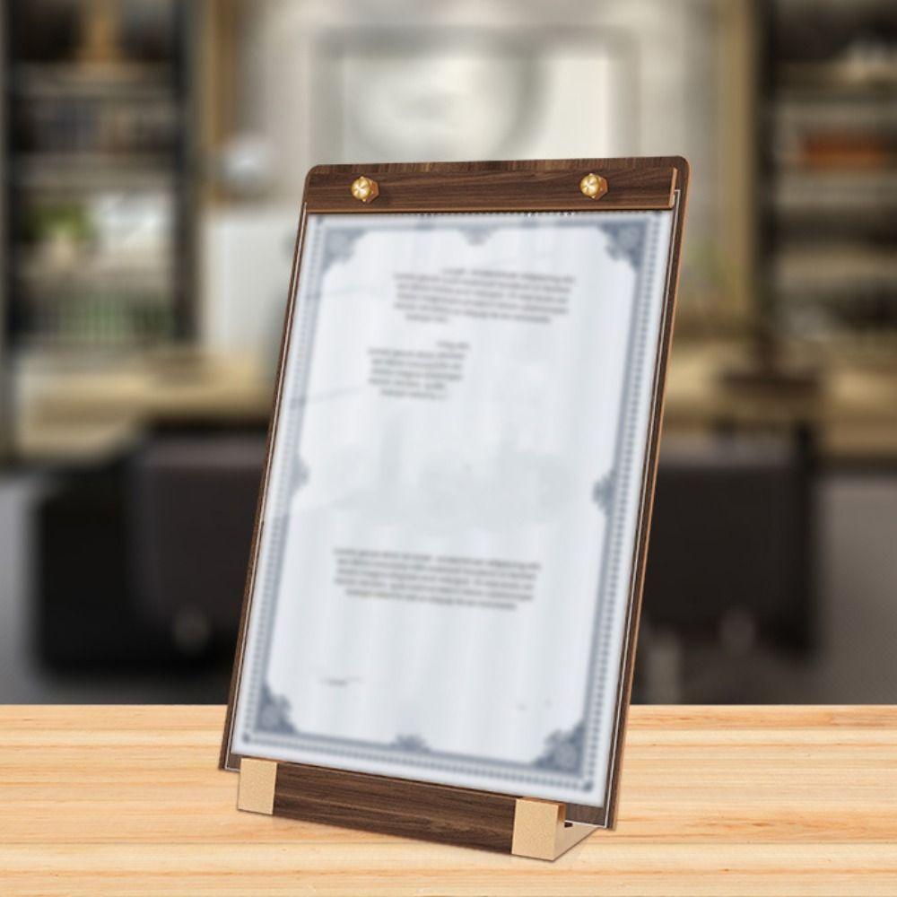 A4/A5 Table Sign Holder Horizontal/Vertical Menu Flyer Paper Stand  Wedding