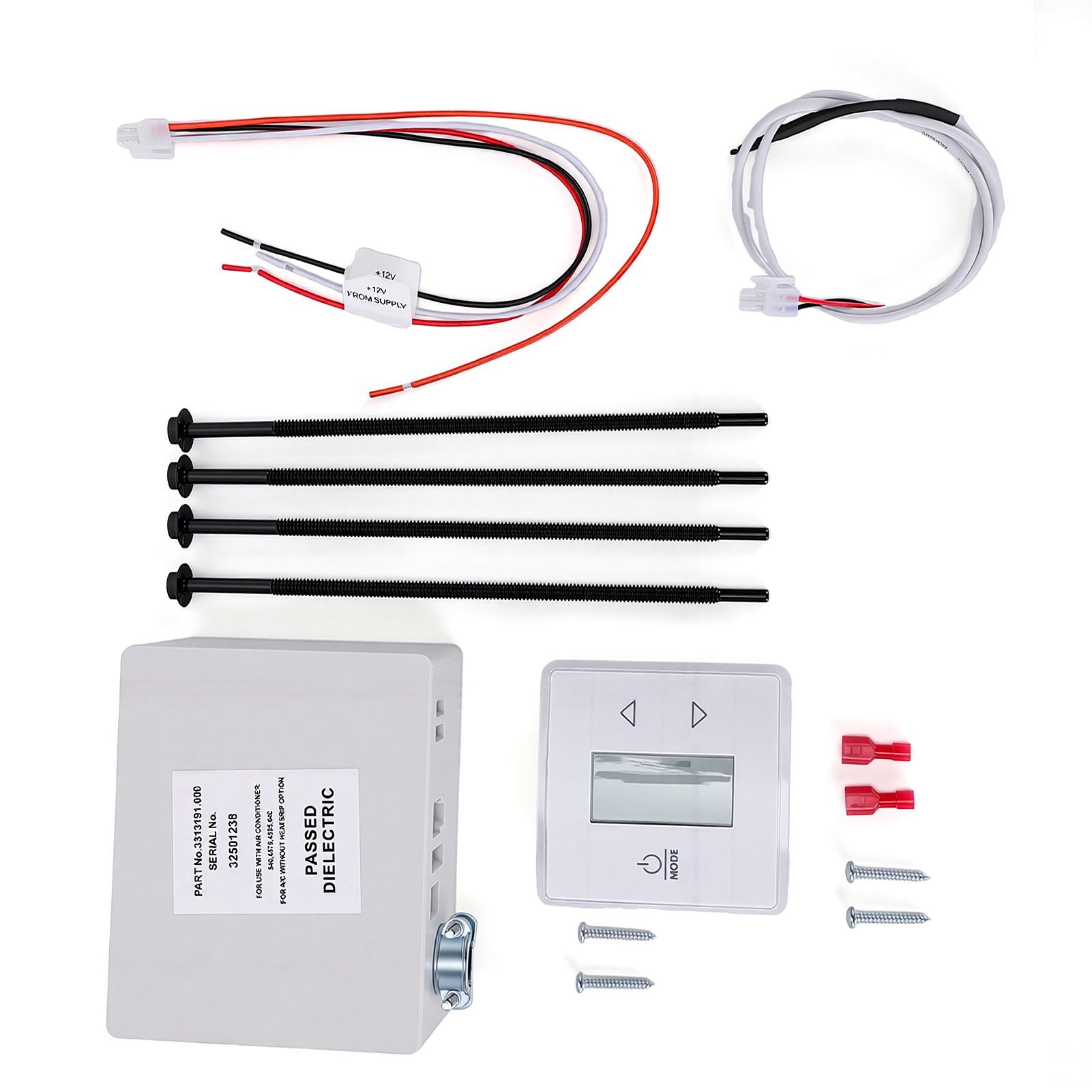 RV Wall Thermostat White Relay Box Heat Cool for RVs Campers Conditioners 3316230.000