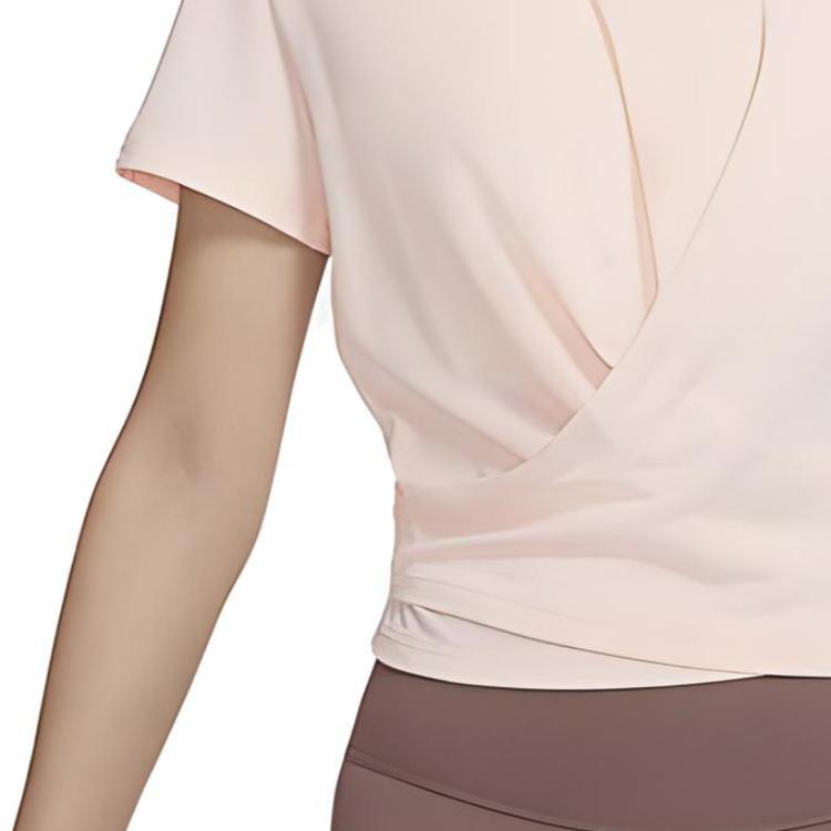 Nike T Shirts Women's Pink Crew Neck Thin DZ3034-626