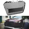 Black Front Bumper Grille Refit for RS Style Fits for A5 S5 B8.5 12 16 Car Modification