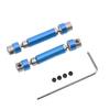 2PCS Front Rear Center Drive Shaft Aluminum Alloy Wear Resistant Rustproof Transmission Shaft for