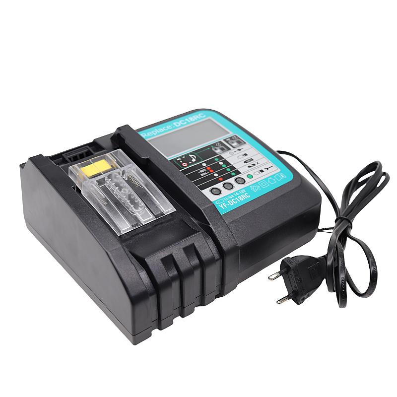 DC18RC Li-ion Battery 3A Charger for Makita 18V 14.4V BL1860B,BL1850B,BL1840,BL1830,BL1820,BL1415,BL1440 Power Tool Charger