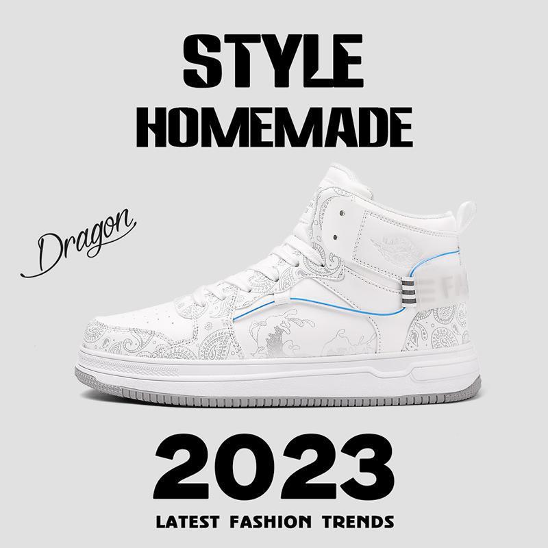 

Мужская обувь больших размеров осень и зима новая персонализированная студенческая высокая обувь на платформе спортивная и повседневная обувь кроссовки 47