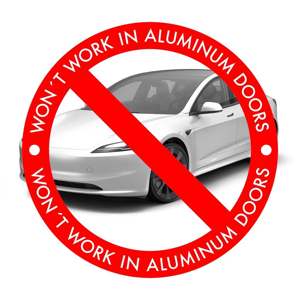 HRX Glass Car Door Dent Protectors Removable Soft Cushion Magnetic Door Car Door Dent Bumper and Scratch Protectors Prevents and Dents (2-Door Pack) -