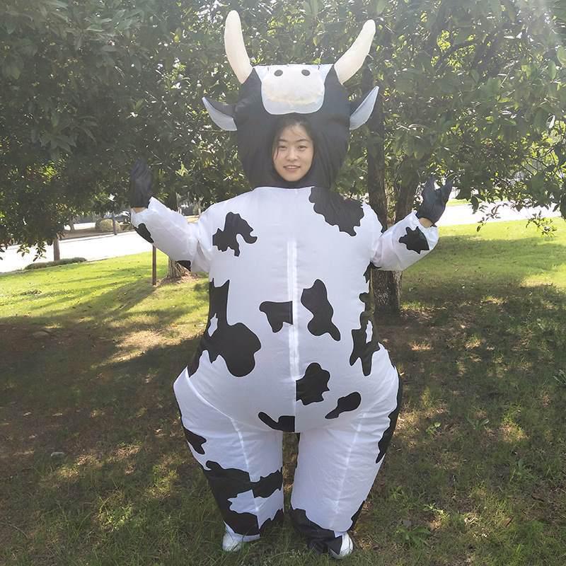 

Взрослый мультяшный надувной костюм тигра для креативных выступлений и танцевальных мероприятий 150-190CM, One Size