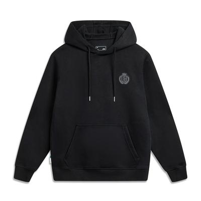 Li Ning Sports Lifestyle Series Back Letter Hoodie Simple Soft Versatile Sweatshirt Men Hoodies AWDW129-3
