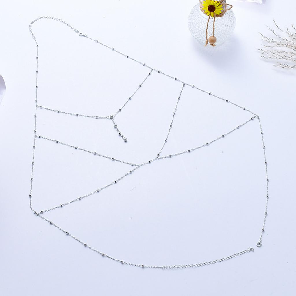 Belly Chains Beach Bikini Body Jewelry Necklace Party Jewelry Layered Waist Chains Alloy Material for Women Summer Beach