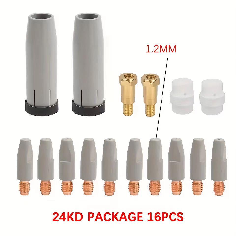 MB15AK24KD MIG Welding Gun Anti-Stick Nozzle Sleeve & Connecting Rod Set