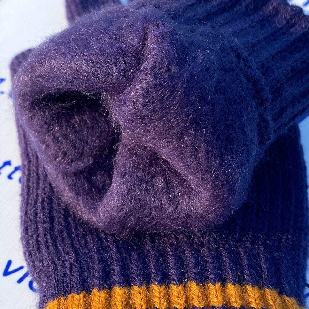Gloves Women Gloves Winter Wool Mittens  Gloves Knitted Cashmere Gloves Female Gloves