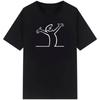 Herren Musterdruck Kurzarm Sommer Lässig Vielseitig Street-Atmosphäre T-Shirt Kühl und Atmungsaktiv Übergroße Oberteile