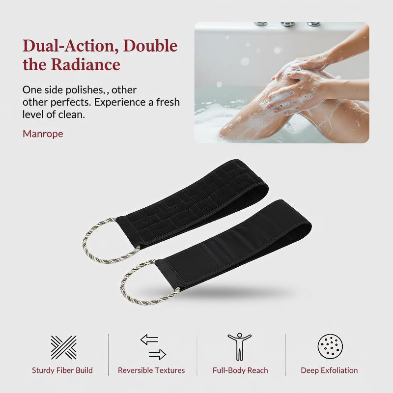 Men'S Back Special Bath Towel Strong Mud Rubbing Artifact Household Coarse Sand Long Strips For Rubbing Back Bathing