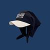 Korean Strap Headscarf Cap Pastoral Triangular Cap Women Summer Sun Protection Plaid Hip Hop Sun Visor