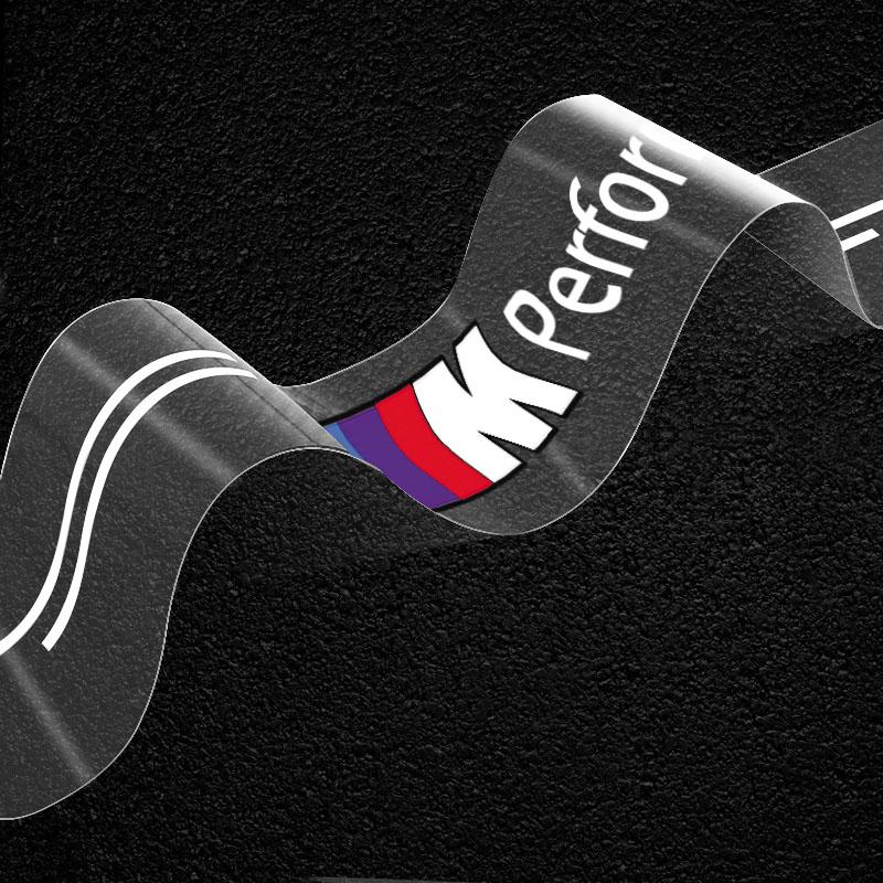 1ks Průhledná ochranná nálepka na znak kufru auta Automobilové příslušenství pro BMW M E34 E36 E60 E90 E46 E39 E70 F10 F20 F30 X5 X6 X1 M3 M5 M6 E71 F01 F87
