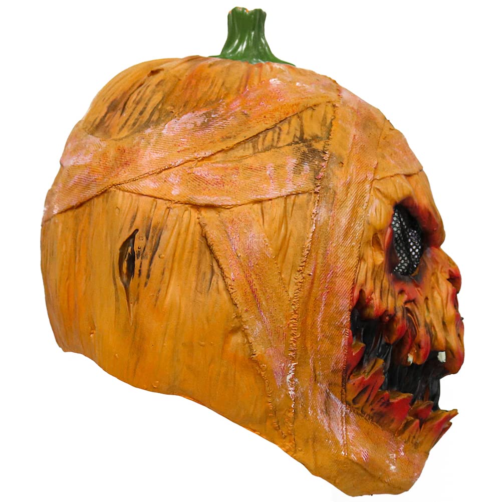 Pumpkin Headdress - Halloween Pumpkin Headdress Latex Pumpkin Headdress Halloween Costume