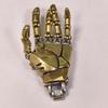 Futuristic Bionic Arm Copper Necklace Movable Finger Joints Robot Hand Charm Handcrafted Jewelry Gift for Men Women
