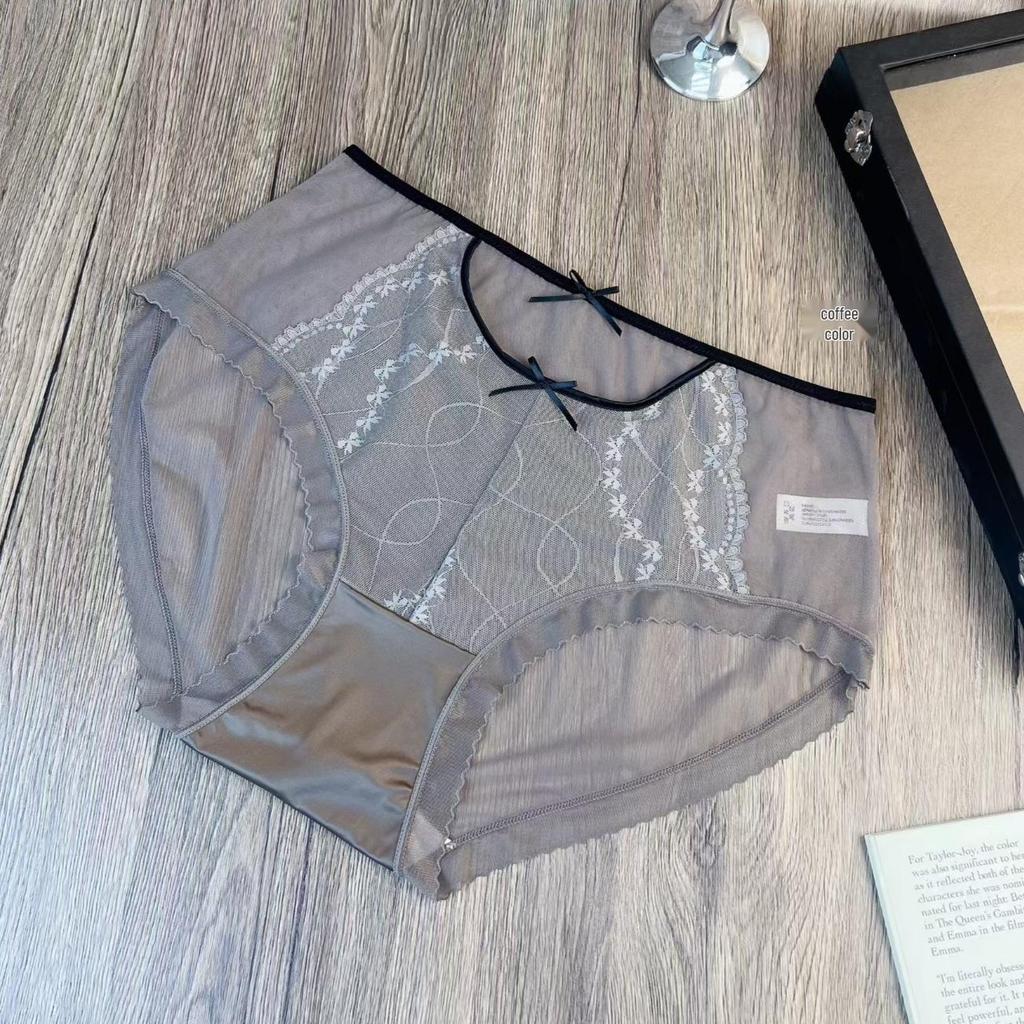 2026 Frühling/Sommer Hoch elastischer Spitzen-Tanga - Transparente Damenunterwäsche in Übergröße