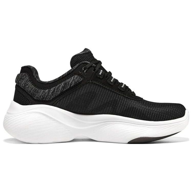 Skechers Arch Fit Infinity Women Black Low Top Running Shoes Fabric Comfort 149985-BKW