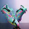 Students nail children and adolescents broken low-top football shoes leather foot shoes men and women artificial turf nail training