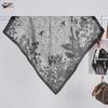 Versatile All-Season Printed Satin Square Scarf for Women - Imitation Silk Fashion Accessory