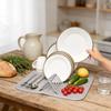Modern Minimalist Nylon Draining Bowl Rack For Kitchen Countertop Storage And Organization