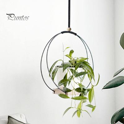 Hängender Pflanzenständer, Mehrzweck-Blumentopfhalter mit Holzsockel, platzsparender Pflanzenhalter für den Innenbereich, Geschenk für Mama, Pflanzenliebhaber, Einweihungsparty