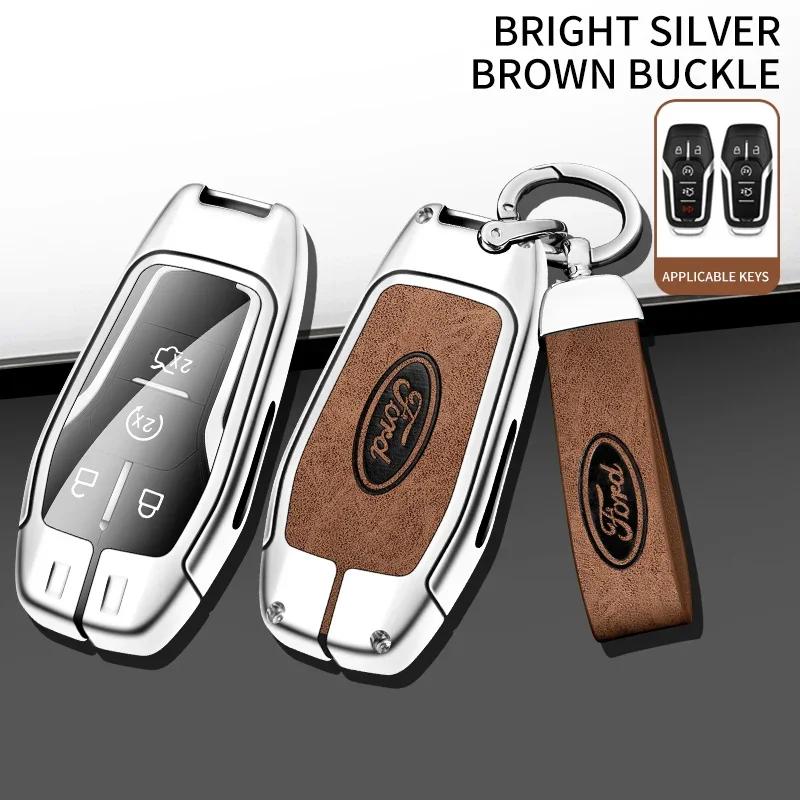 

Car Sticker 2026 Ford New 2025 Hot Car Key Cover Case Smart Remote Shell For Ford Fusion Mondeo Mustang F-150 Explorer Edge 2015