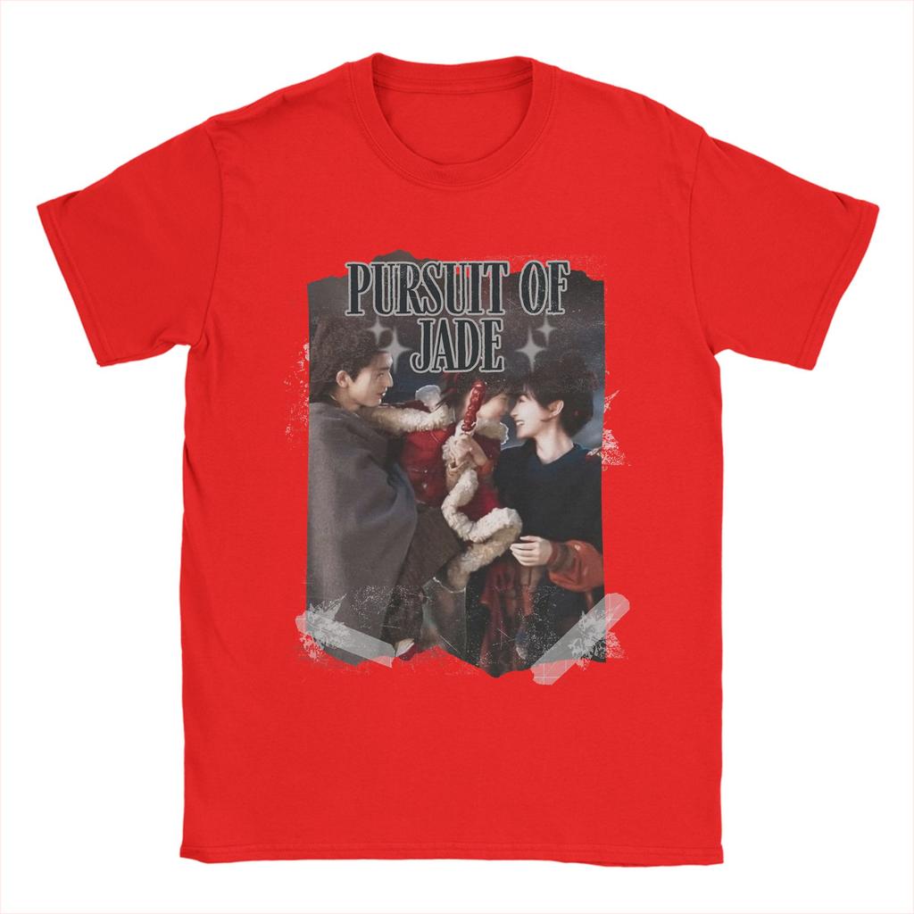 Unisexs TShirts Pursuit of Jad Chinese Drama Creative Cotton Tee Shirt Short Sleeve T Shirt Round Neck Clothing Plus Size