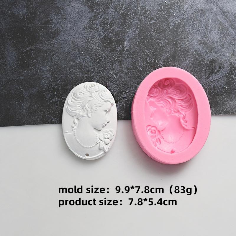 

DIY Angel Shape Aromatherapy Plaster Mold Fondant Cake Chocolate Molds Soap Decorating Silicone Mould Handmade Clay Crafts