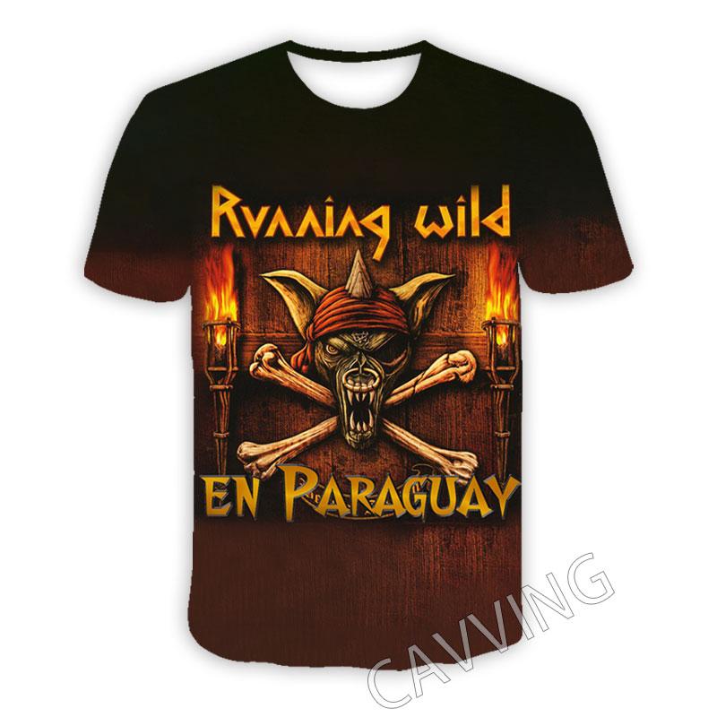New Fashion Women/Men's 3D Print Running Wild Rock Casual T-shirts Hip Hop Tshirts Harajuku Styles Tops Clothing