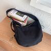 Crossbody Bag Women's Bag Fashion Canvas Bag Casual Simple Shoulder Backpack College Student Lazy Wind Dumpling Bag