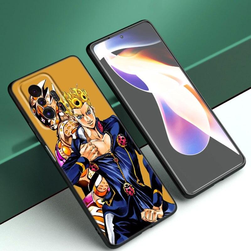 JoJo Bizarre Adventure Phone Case For Xiaomi Mi 10T 11i 11T Note 10 11 Lite NE F1 POCO F3 M3 X3 GT NFC M4 X4 Pro 5G Black Cover
