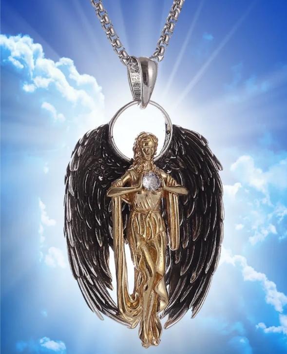 Vintage Pendant Fashion Necklace Redemption Bright Angel Necklace