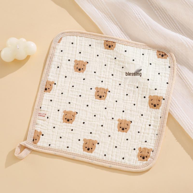 Pure Cotton Baby Gauze Towel & Small Drool Bib Set for Newborns - Soft & Gentle A-Class
