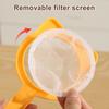 Kitchen Filter Funnel with Detachable Filter Wide Mouth Food Strainer for Oil & Liquid Pouring Easy-Grip Handle Home Cooking Helper