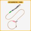 Heavy-Duty Dog Leash Small Medium Large Breeds Non-Extendable Tangle-Free Anti-Pull Rope Lead In Yellow Khaki Olive Green