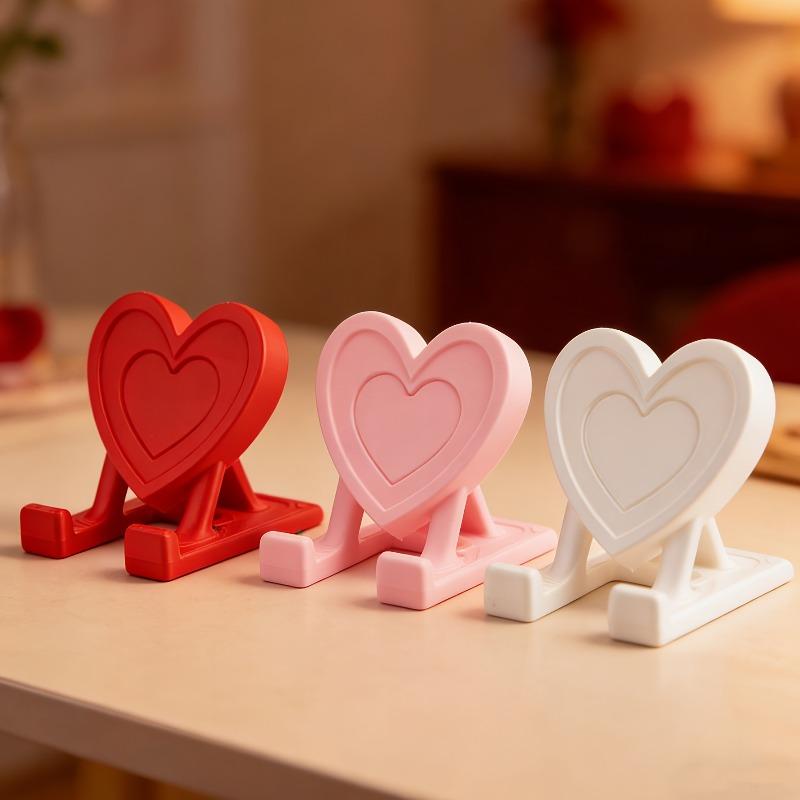 1Pc love mobile phone holder ornament, tablet PC holder, theme mobile phone holder, unique desktop decoration