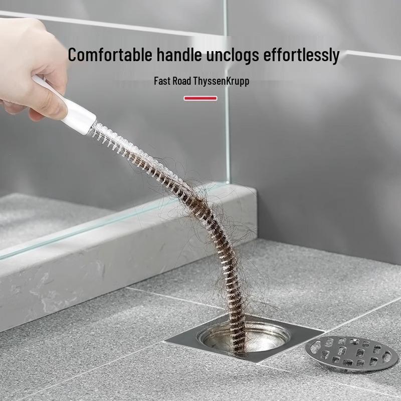 Household Hair Clog Prevention Drain Cleaning Brush