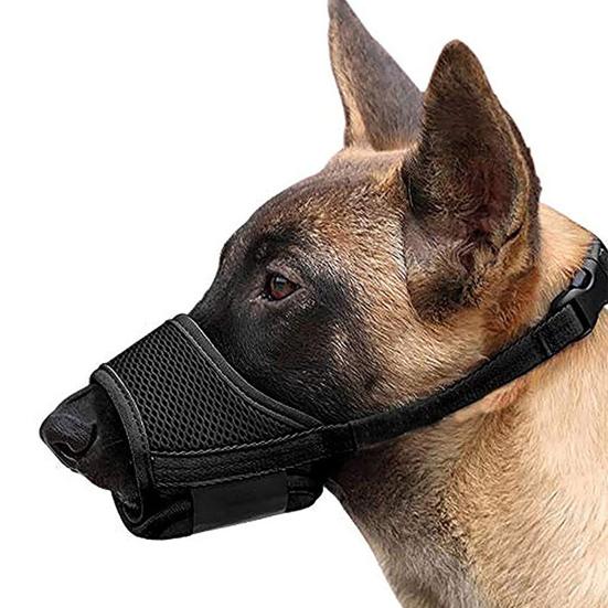 Yousheng Mesh Dog Muzzle Breathable Pet Mouth Guard with Adjustable Strap Dog Muzzle Prevents Biting Chewing Barking Allows Drinking Panting for Small