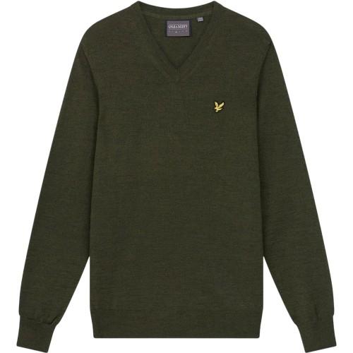 Lyle & Scott Mens V Neck Regular Golf Jumper