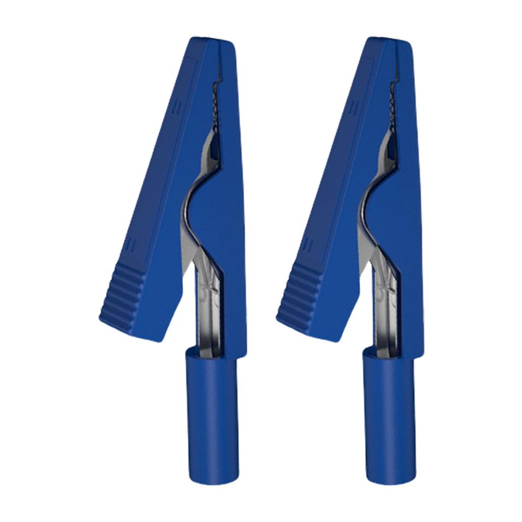 2mm Banana Plug Alligator Clips Corrosion Resistant for Stable Signal Transmission in Lab Testing & Electronic Projects