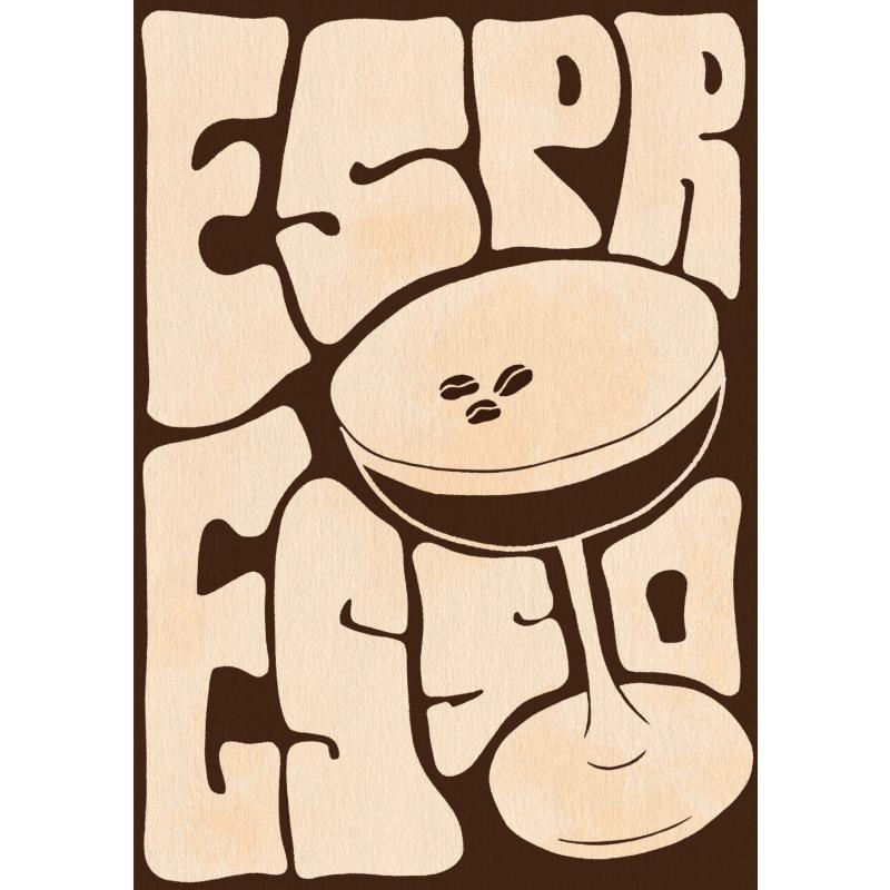 

Винтажный стиль Эспрессо Мартини Пиво Джин Вино Напиток Плакаты и принты Печать на холсте Настенная картина для бара Клуба Домашний декор 21cm×30cm NoFrame