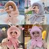 Fleece Hat And Scarf Combo For Women Windproof And Insulated Winter Wear