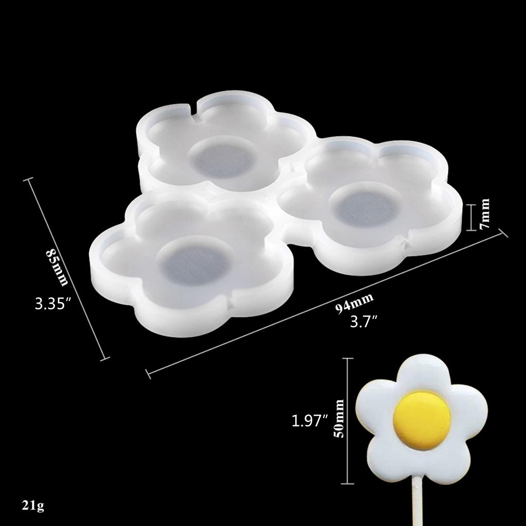 Cute Lollipop Silicone Mould DIY Jelly Mold Candy Molds Fondant Mold Chocolate Molds Fudge Cake Decorating Baking Gadget