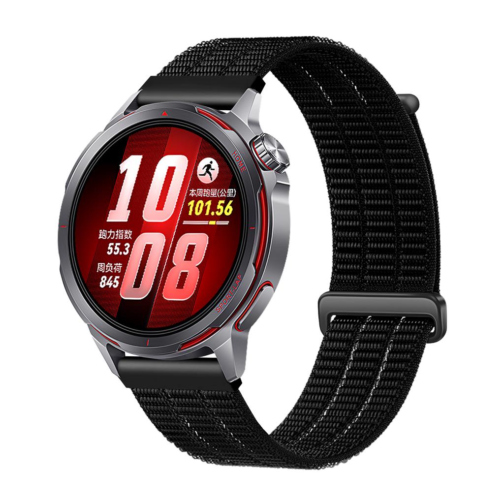 18mm 20mm 22mm Nylon Strap for Samsung Galaxy Watch 7 6 5 4 Classic 5Pro Active Silicone Band for Huawei Watch 5 GT5 Pro 46mm