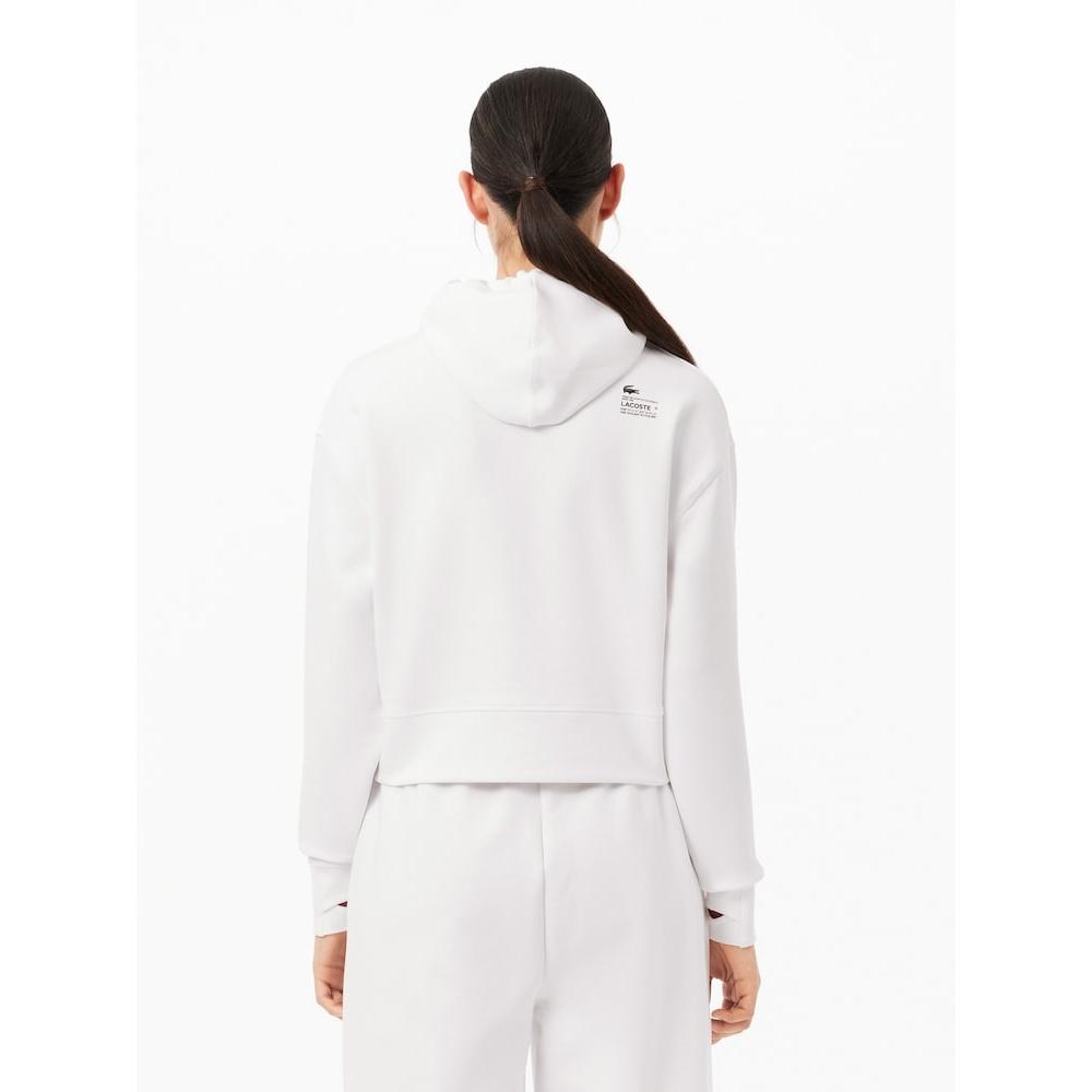 Lacoste Women Active Double Face Hoodie Sweatshirt Sf0281 54n 001 q2nSf0281 54n001