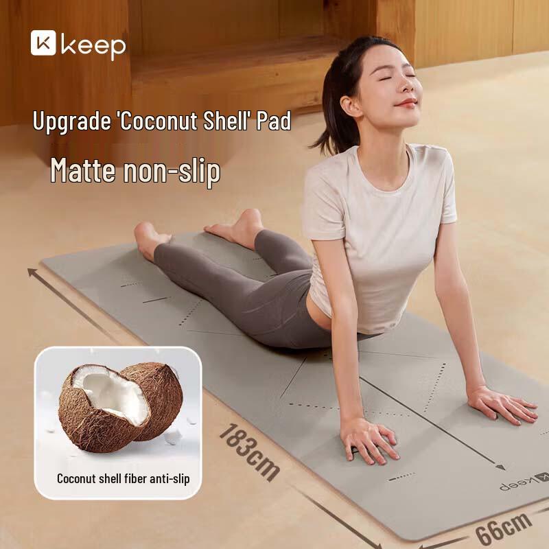 Keep Natural Rubber Anti-slip Yoga Mat