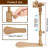 Embroidery Hoops Stand Adjustable Hands Cross Stitch Stand Versatile Beech Wood Holder Rotary Hoop Holder Embroidery Tool
